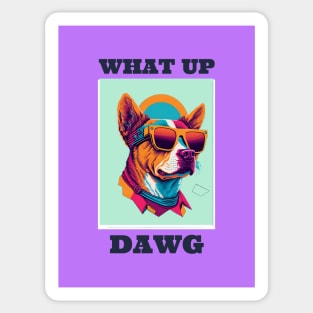 Cool Dog Art Sticker